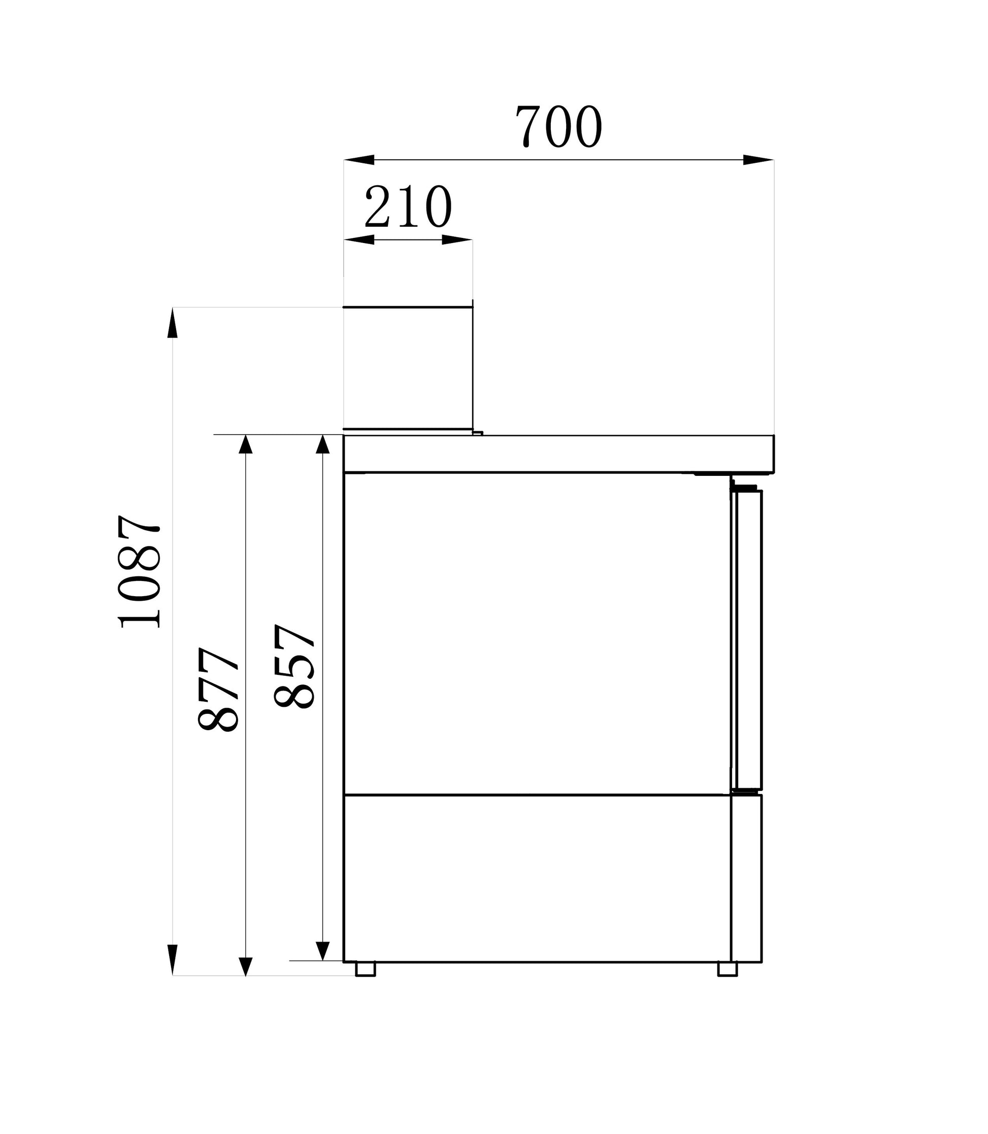 Table de préparation pour pizza 3 portes - Réfrigérée - Acier inox - Compact Line 1368x700x1090 mm 402 L 0.34 kW Combisteel - vue 4 - Table réfrigérée pizza pro CHR - Cuistéo