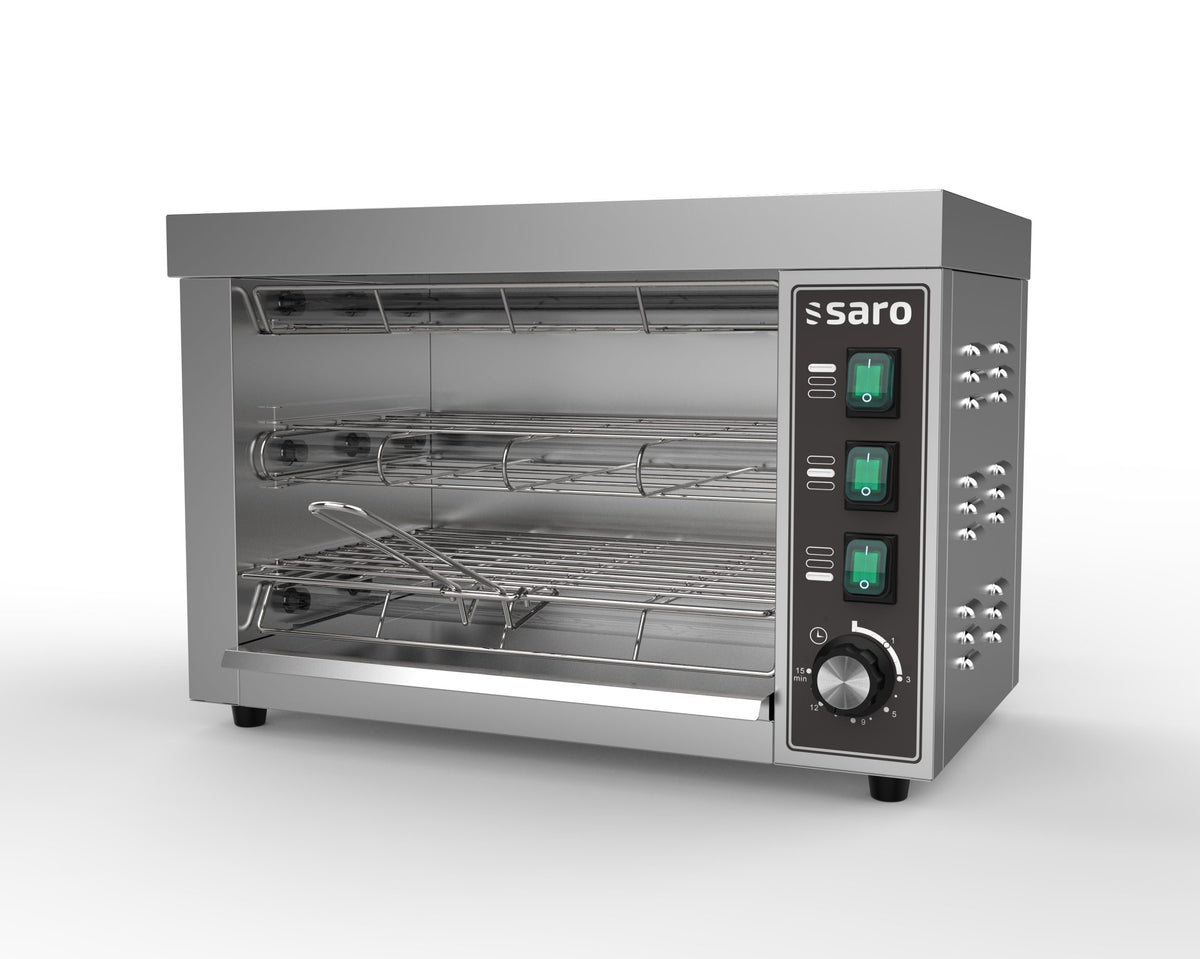Grille-pain double tube de quartz - Toaster professionnel - Saro