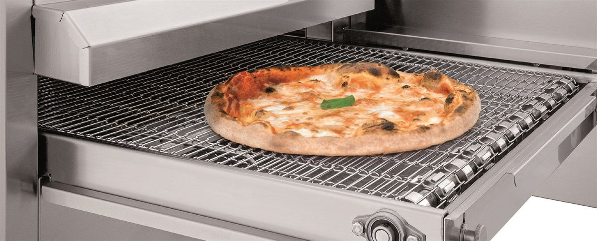 Four tunnel pizza 800x1100x100 mm 24.4 kW Combisteel - vue 4 - Four à pizza convoyeur pro CHR - Cuistéo