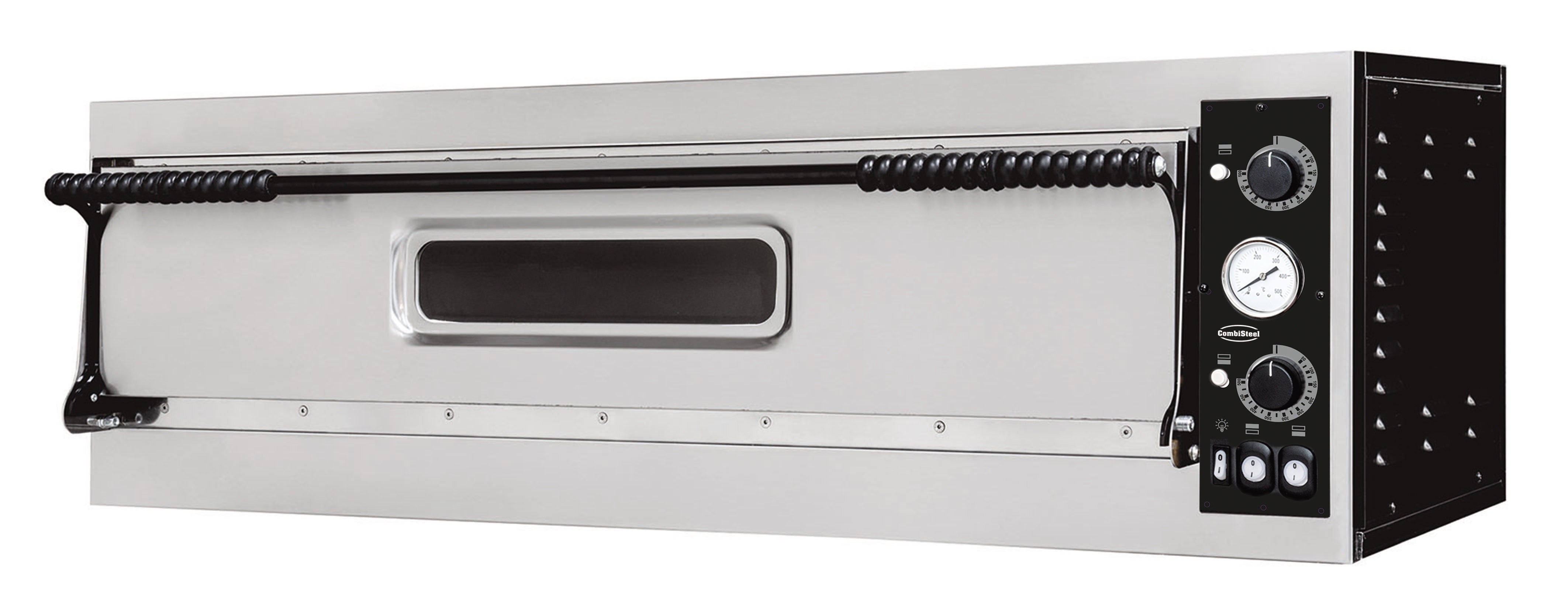 Four à pizza mono 1 x 3 pizzas Ø 35cm 6 kW Combisteel - Four à pizza électrique 1 chambre professionnel CHR - matériel cuisine pro - Cuistéo