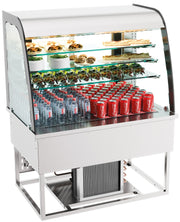 Drop-in vitrine réfrigérée 140l ouvert 1100x700x850 mm 0.75 kW Combisteel - Plan Réfrigéré Drop-In professionnel CHR - matériel cuisine pro - Cuistéo