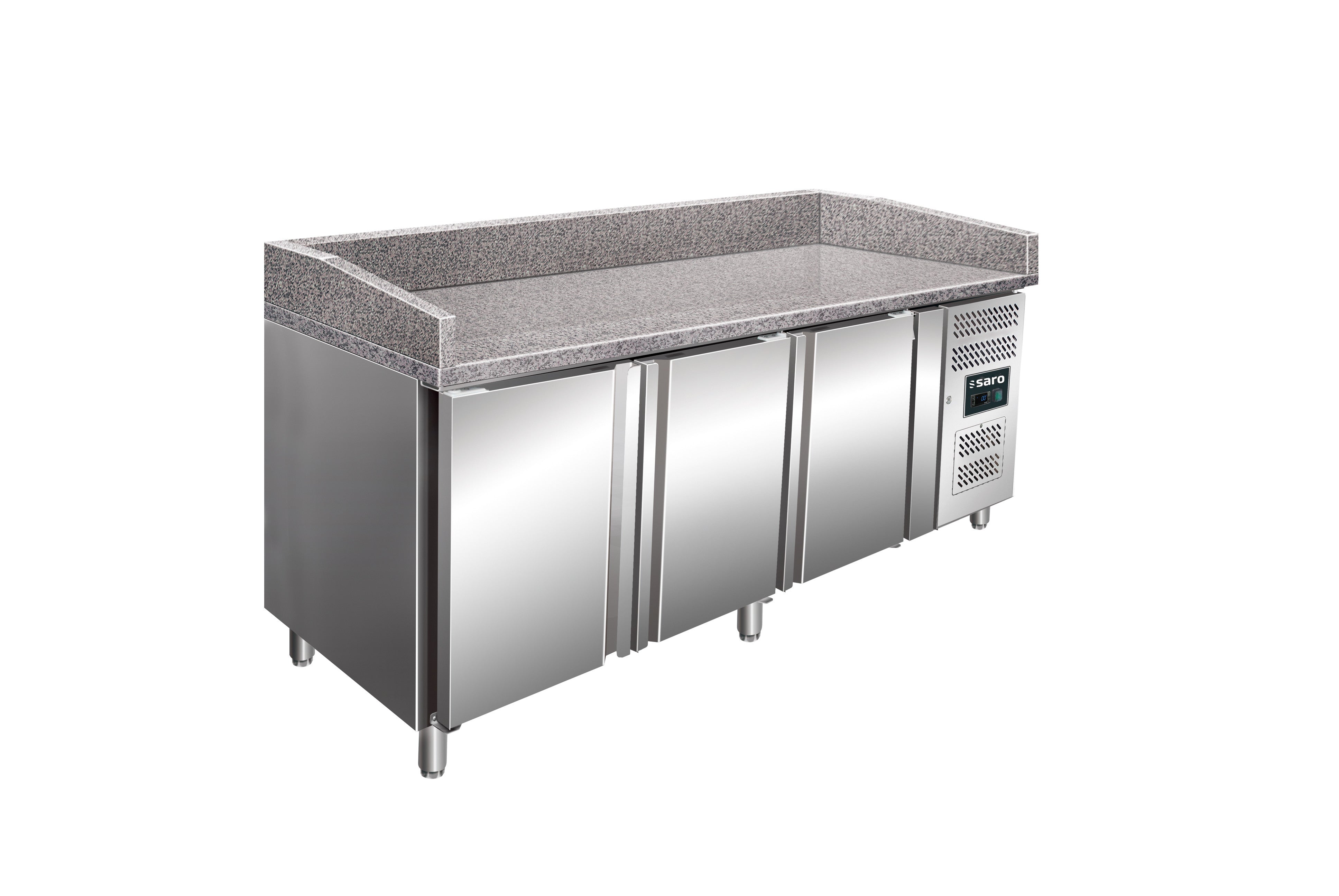 Table de préparation pizza modèle PZ 3600 TN inox 635 L Saro - Saladette Pizza professionnel CHR - matériel cuisine pro - Cuistéo