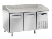 Table réfrigéré pizza - QZ 20 - Cool Head inox 1500x800x1040 mm 430 L 300 W Coolhead - Table réfrigérée positive professionnel CHR - matériel cuisine pro - Cuistéo