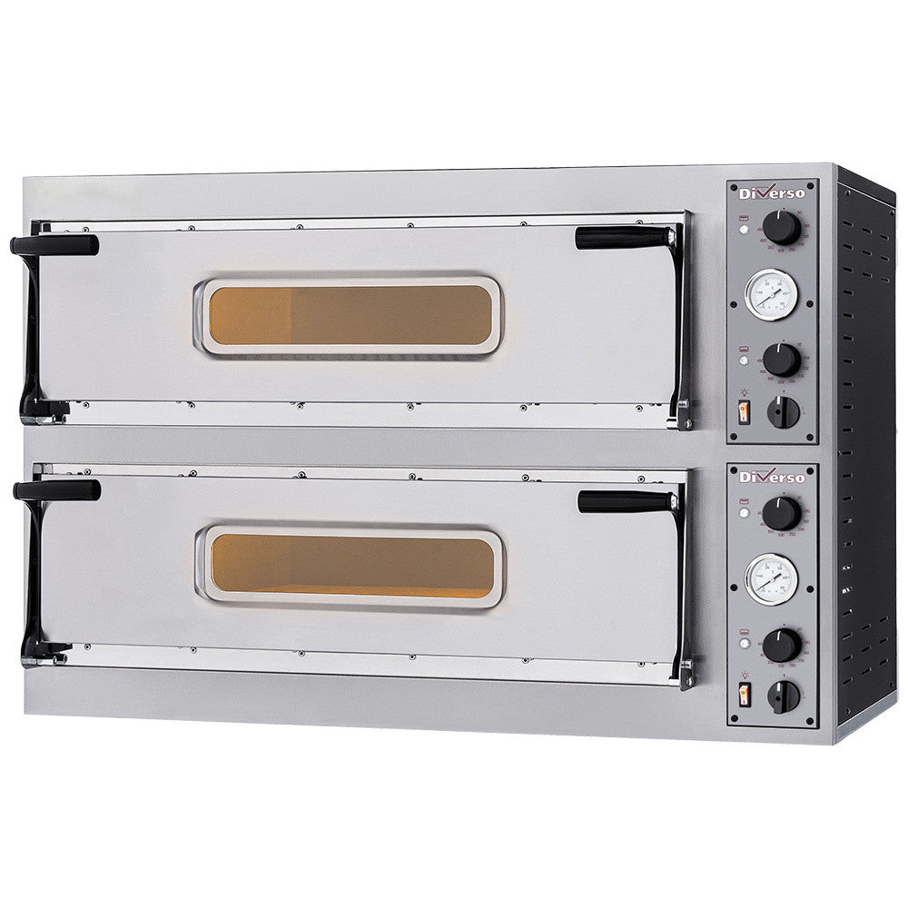 Four électrique 2x 2 pizzas diam. 350mm, 2 chambres - Diverso