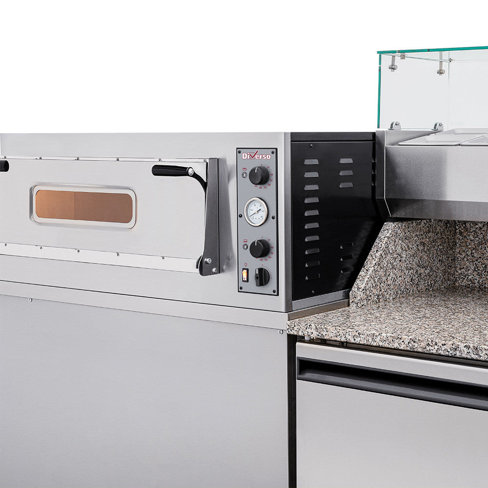 Four électrique 2x 2 pizzas diam. 350mm, 2 chambres - Diverso