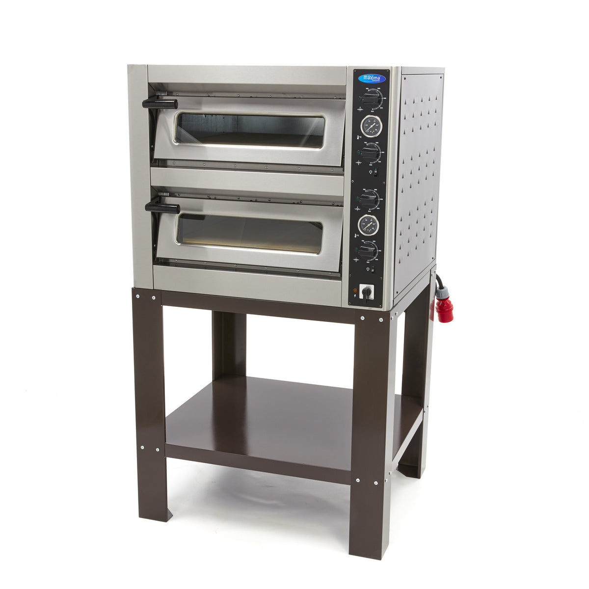 Support pour four à pizza Deluxe avec double compartiment Maxima - vue 3 - Support four à pizza pro CHR - Cuistéo