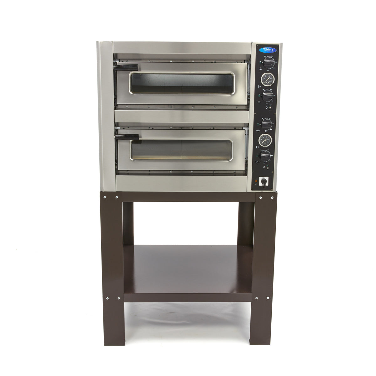 Support pour four à pizza Deluxe avec double compartiment Maxima - vue 4 - Support four à pizza pro CHR - Cuistéo