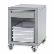 Support inox + tiroir à roues pour formeuses - Diamond
