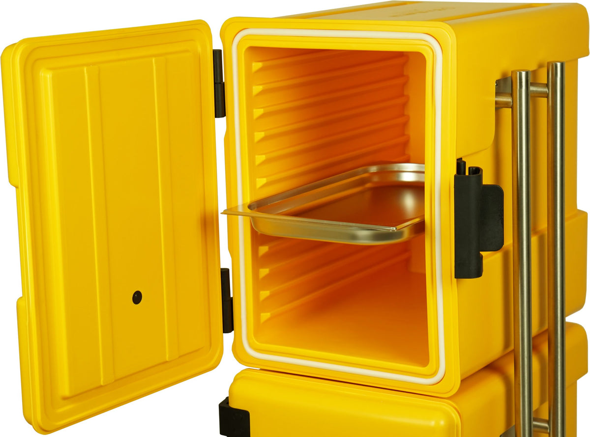Caisson isotherme - Plastique - 520x630x1350mm - 2x86L - GN 1/1 - Emmerich - Glacière Professionnelle - Saro