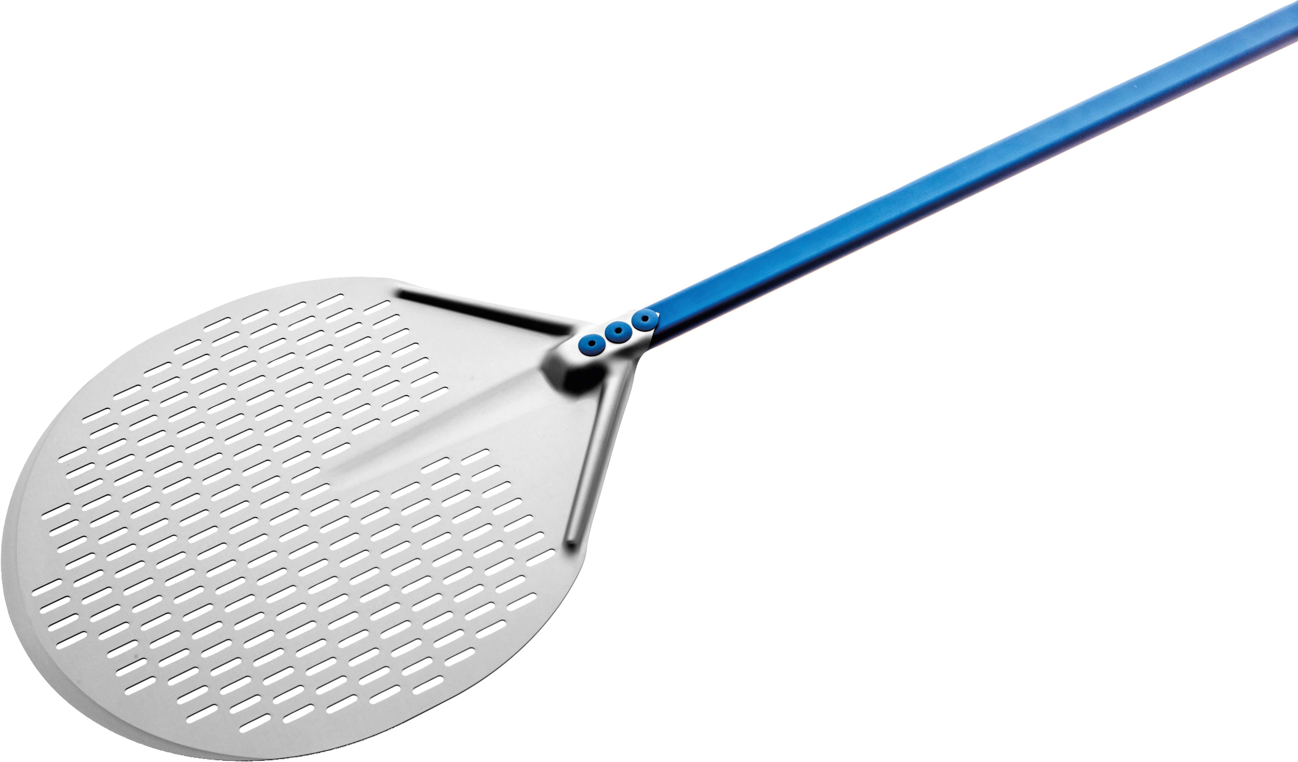 Pelle Pizza - Ø330mm - Aluminium Perforé - Manche 1840mm Saro - Ustensile pour Pizza professionnel CHR - matériel cuisine pro - Cuistéo