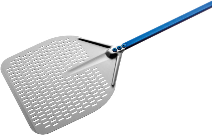 Pelle Pizza - Ø330mm - Aluminium Perforé - Manche 1840mm Saro - Ustensile pour Pizza professionnel CHR - matériel cuisine pro - Cuistéo