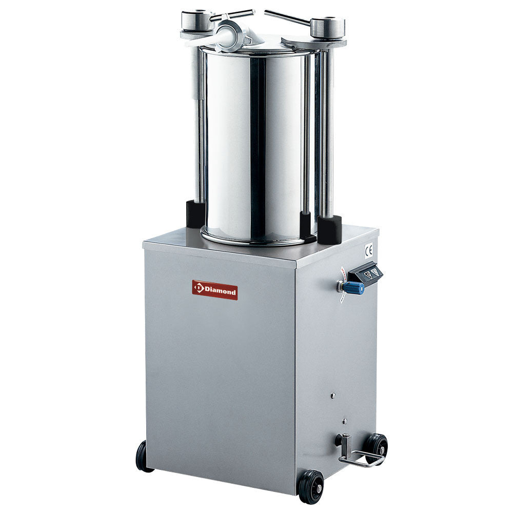Poussoir hydraulique vertical en inox - 35 litres - Diamond
