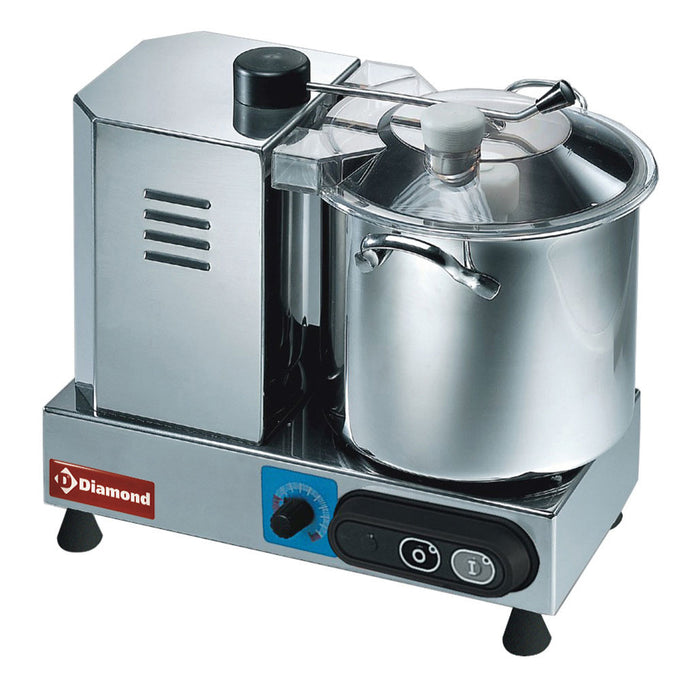 Robot cutter inox - 6 litres - variateur de vitesse - Diamond