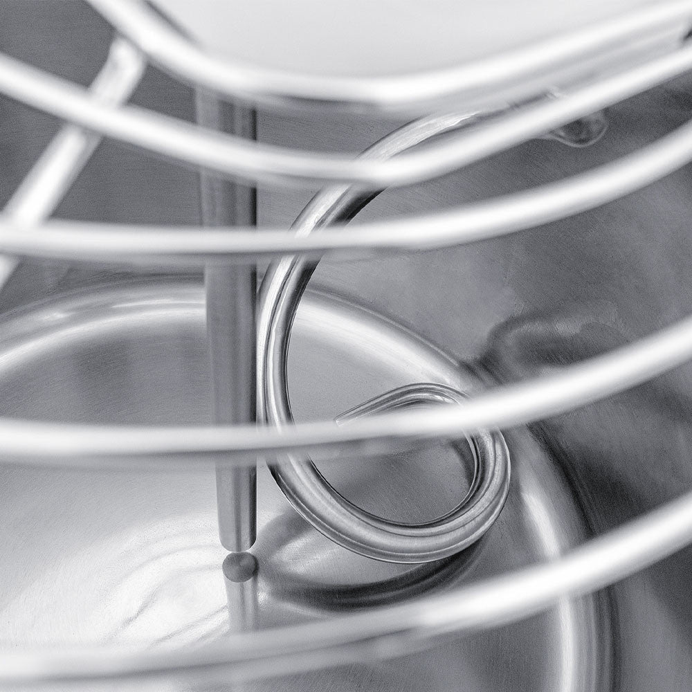 Pétrin à spirale 33 litres sur roues - timer - Diamond