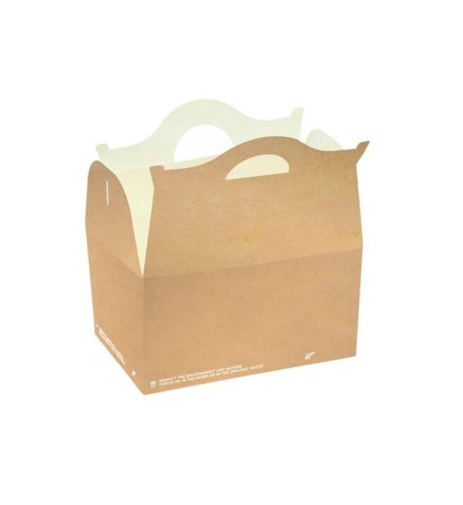 Boîte refermable jetable 16,5x11xh9 cm, lot de 50 - Ecobioshopping