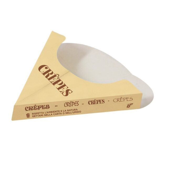 Barquette jetable pour crêpes 13 × 18 cm, lot de 500 - Ecobioshopping
