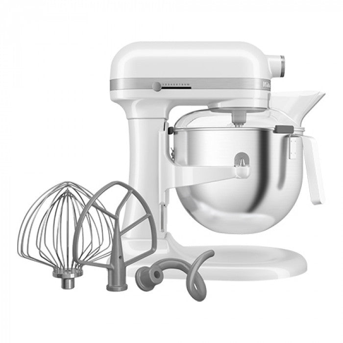 Batteur mélangeur professionnel 6,6 litres - Blanc - Série K7 - KitchenAid