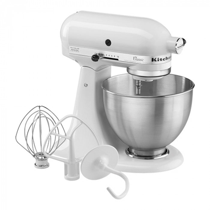 Batteur mélangeur professionnel 4,2 litres - Blanc - Série K45 - KitchenAid