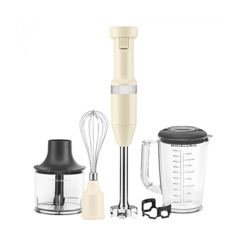 Mixeur plongeant et fouet combinés 20 cm - Crème - KitchenAid