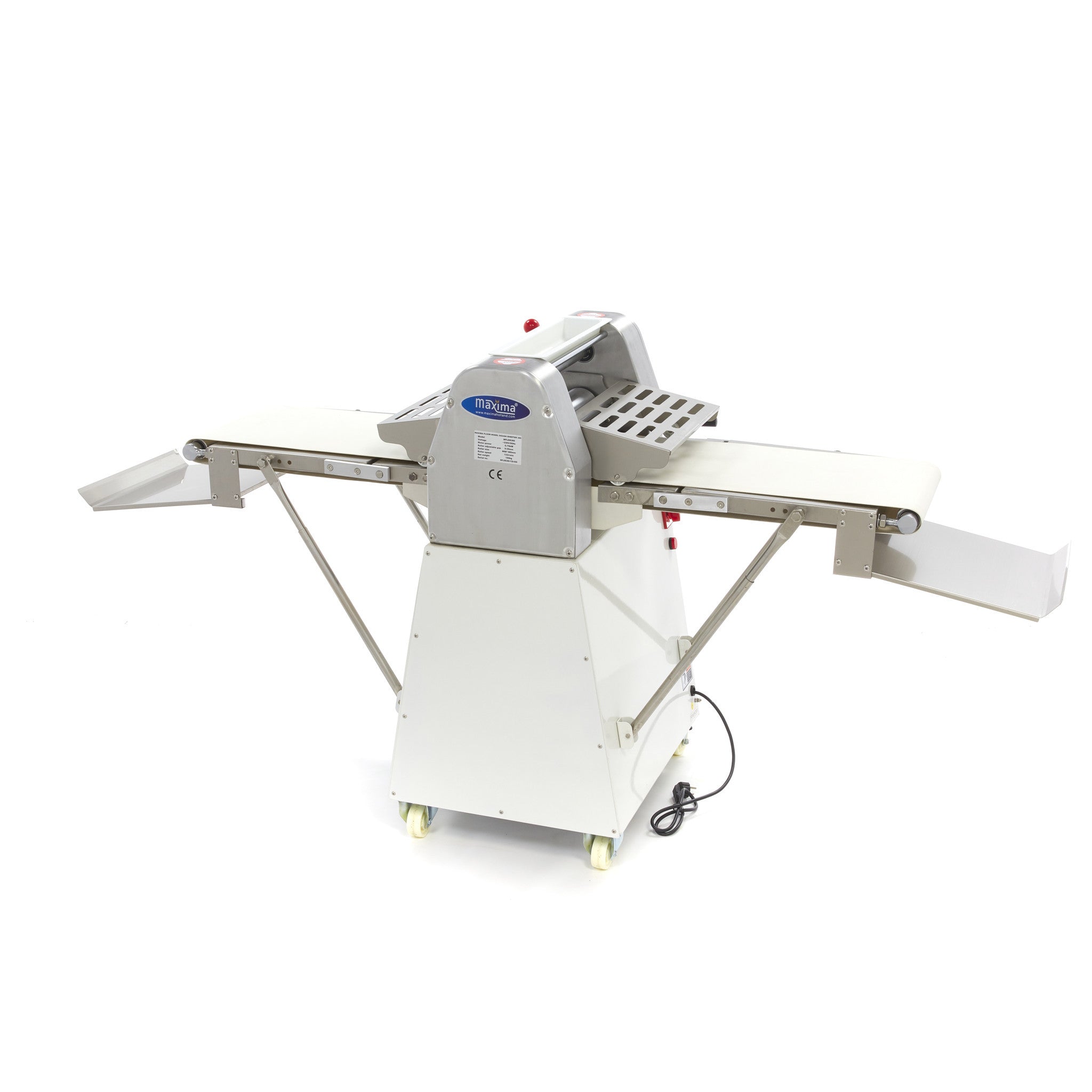Lamineuse à pâte professionnelle pliable 38 cm - Idéale CHR - Modèle sur pied 750 W Maxima - vue 4 - Laminoir à bande pro CHR - Cuistéo