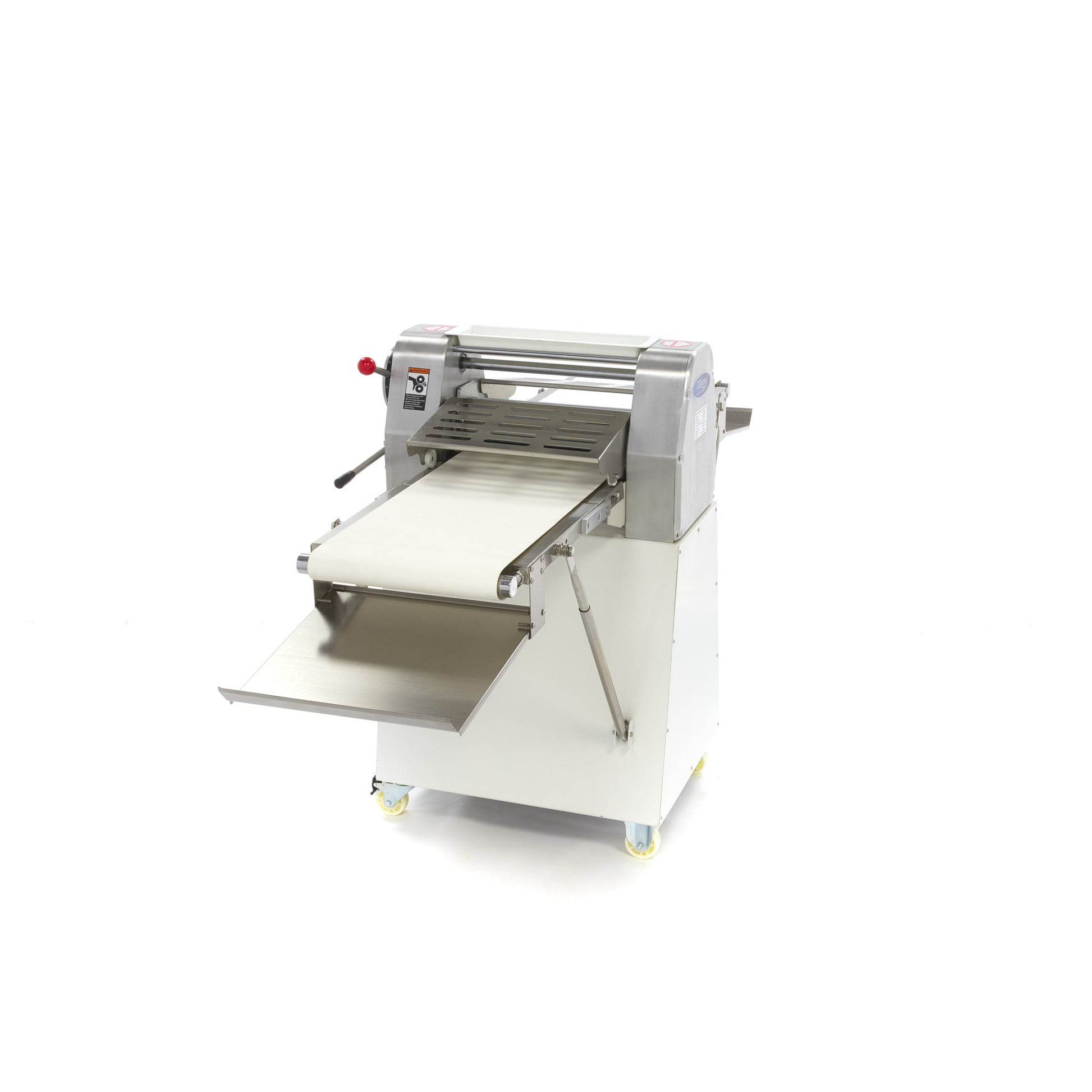 Lamineuse à pâte professionnelle pliable 38 cm - Idéale CHR - Modèle sur pied 750 W Maxima - vue 5 - Laminoir à bande pro CHR - Cuistéo