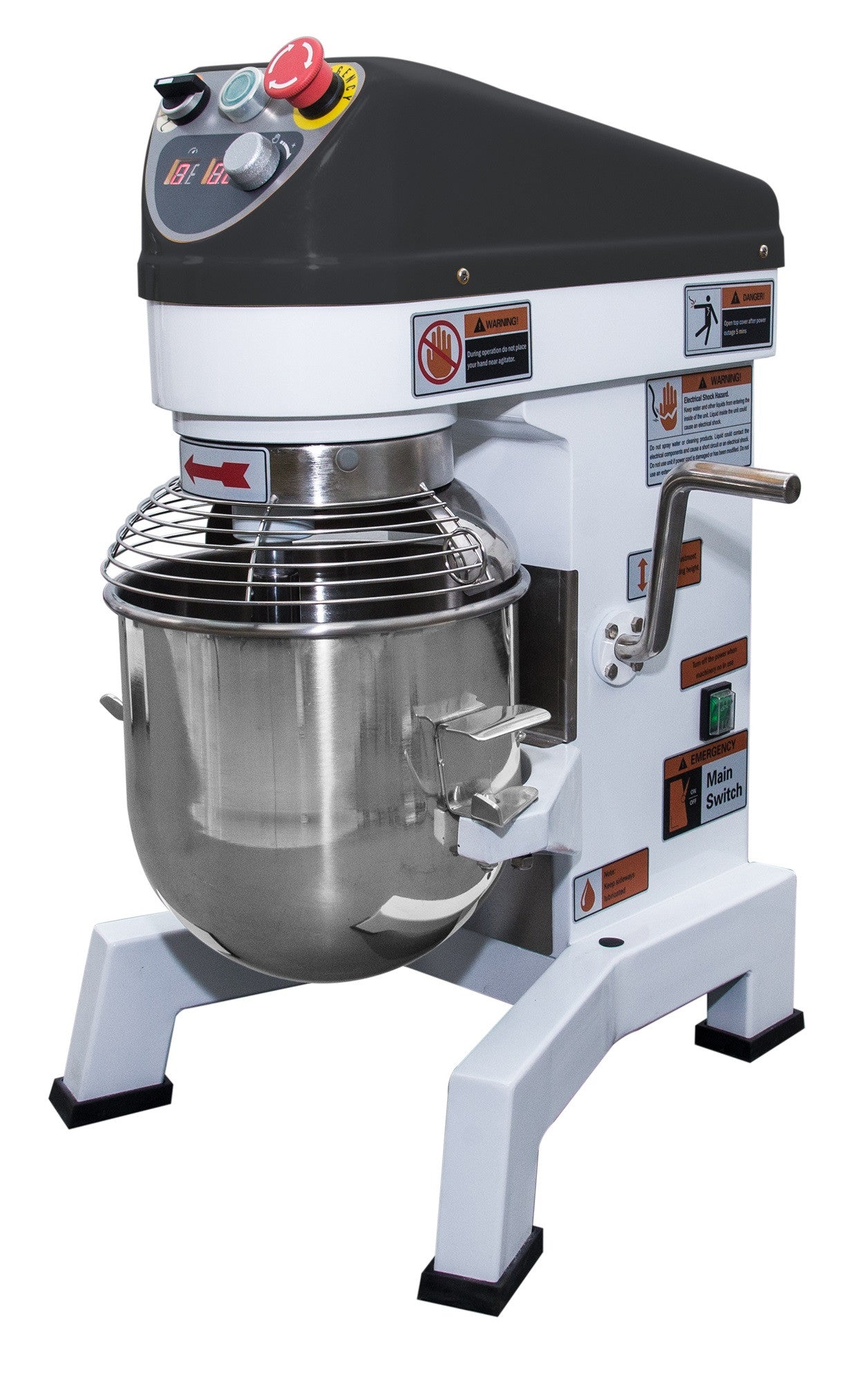 Mixeur 10l planétaire Lxpxh 447x518x690 0.75 kW Combisteel - Batteur-mélangeur professionnel CHR - matériel cuisine pro - Cuistéo