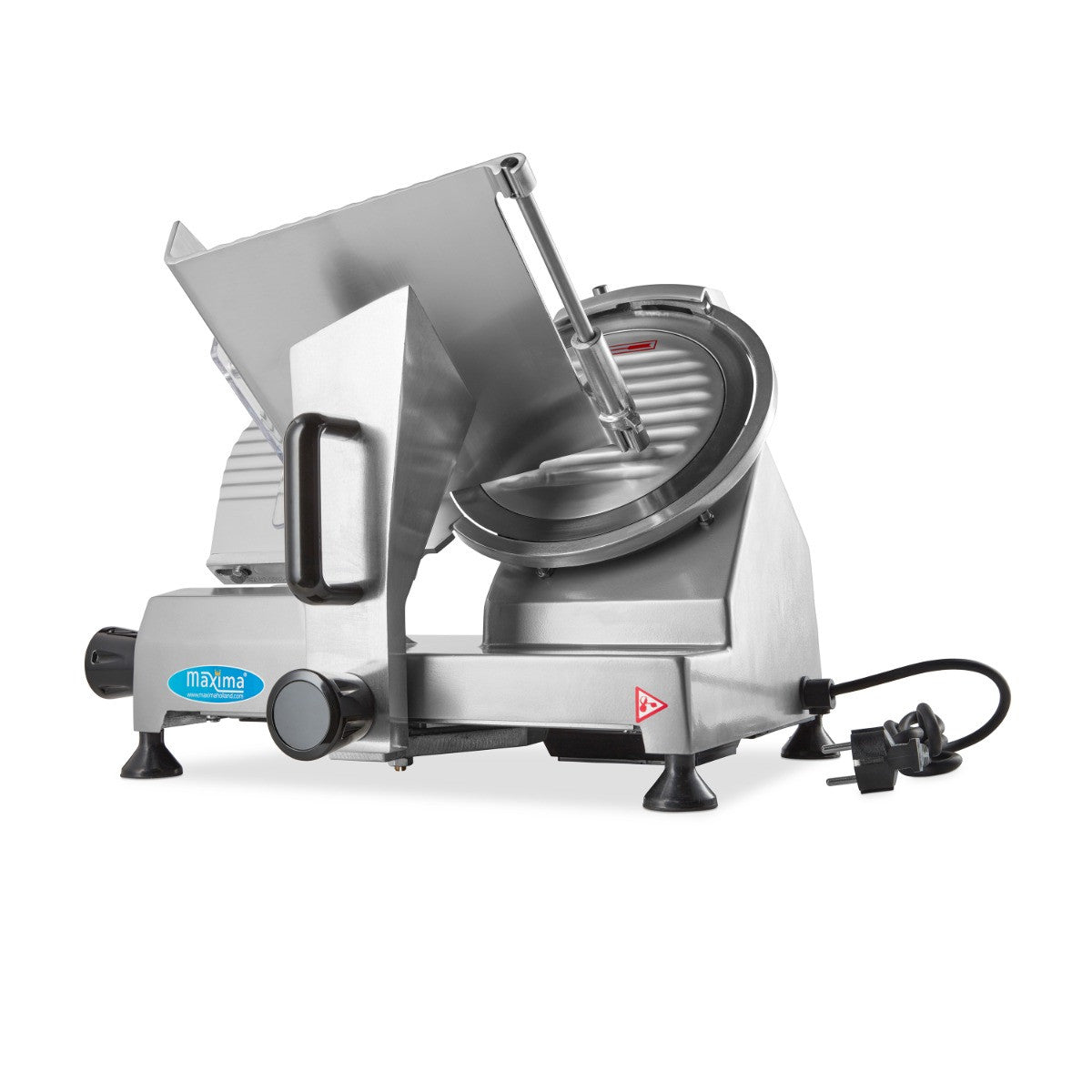 Trancheuse à jambon - Lame 22cm - Affûtage intégré - Aluminium 120 W Maxima - Trancheuse professionnel CHR - matériel cuisine pro - Cuistéo