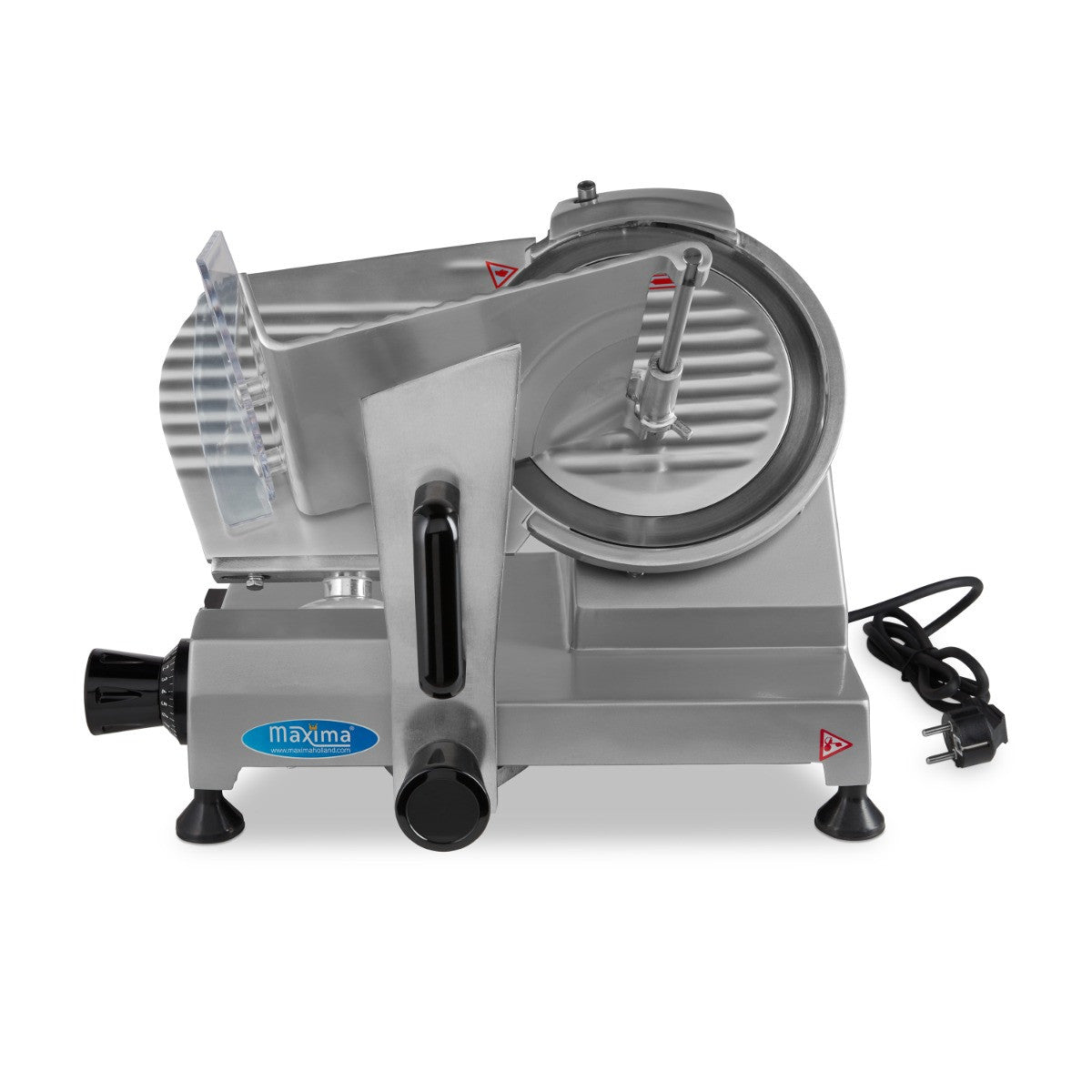 Trancheuse à jambon - Lame 22cm - Affûtage intégré - Aluminium 120 W Maxima - vue 4 - Trancheuse pro CHR - Cuistéo