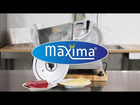 Trancheuse à jambon - Lame 25cm - Affûtage intégré - Aluminium 150 W Maxima - vue 6 - Trancheuse pro CHR - Cuistéo