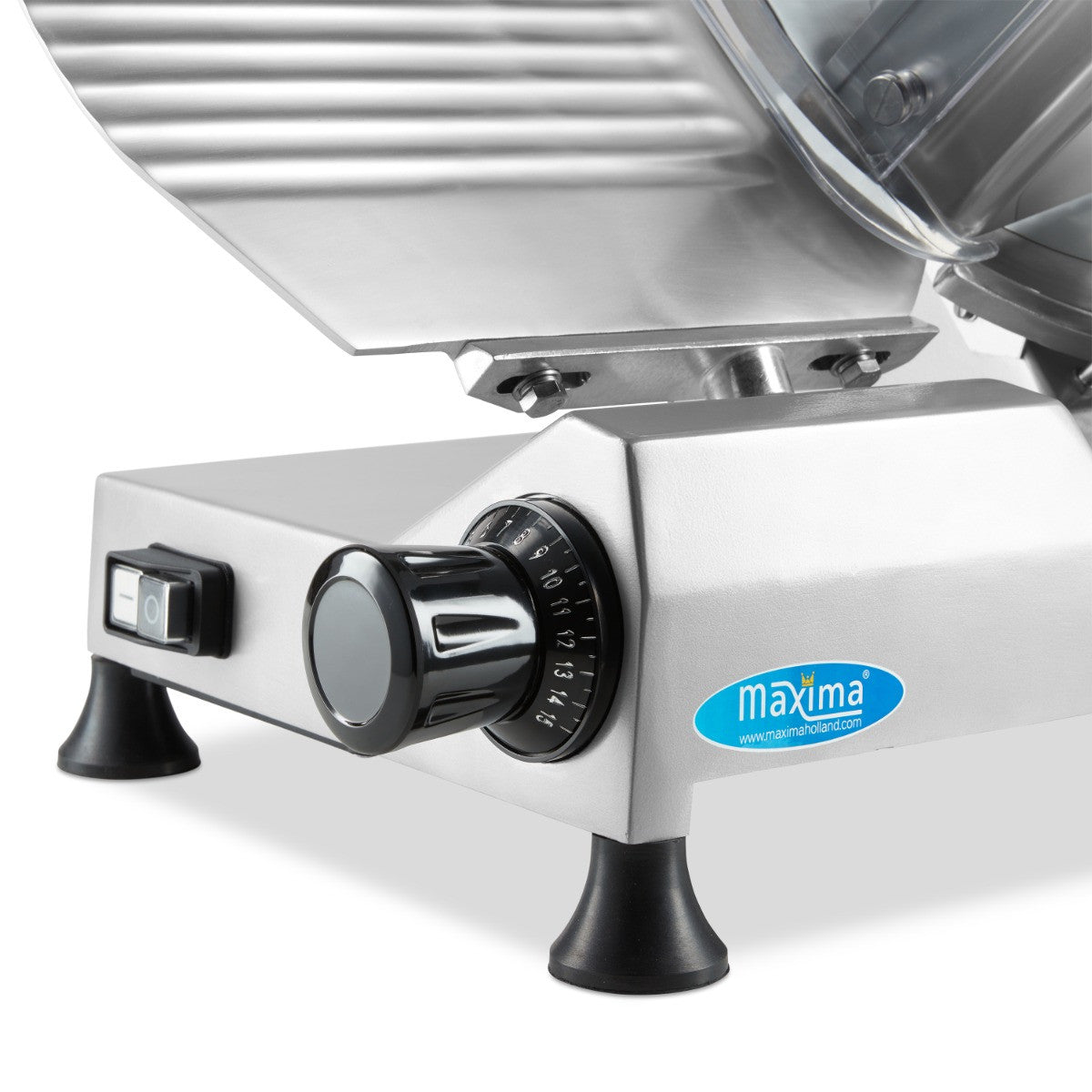 Trancheuse à Jambon - Lame 30cm 250 W Maxima - vue 5 - Trancheuse pro CHR - Cuistéo