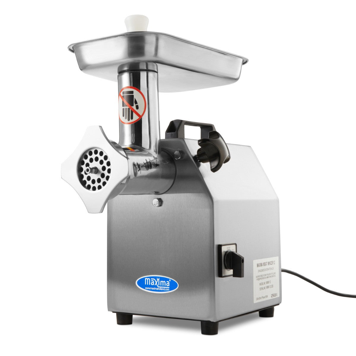 Hachoir à viande - 120 kg/h 120 L 750 W Maxima - Hachoir à viande professionnel CHR - matériel cuisine pro - Cuistéo