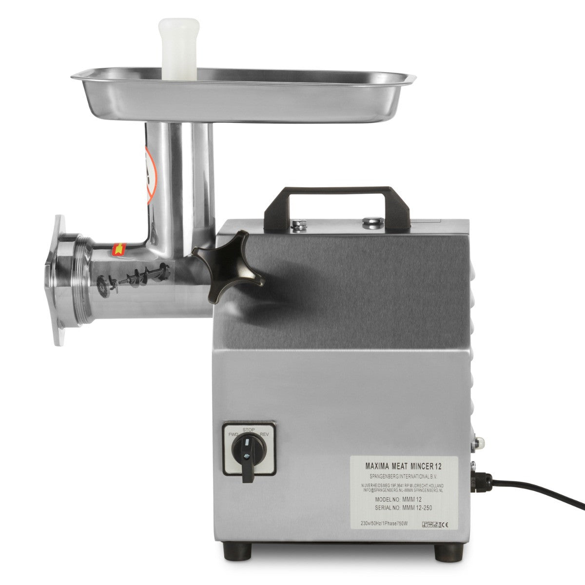Hachoir à viande - 120 kg/h 120 L 750 W Maxima - vue 5 - Hachoir à viande pro CHR - Cuistéo