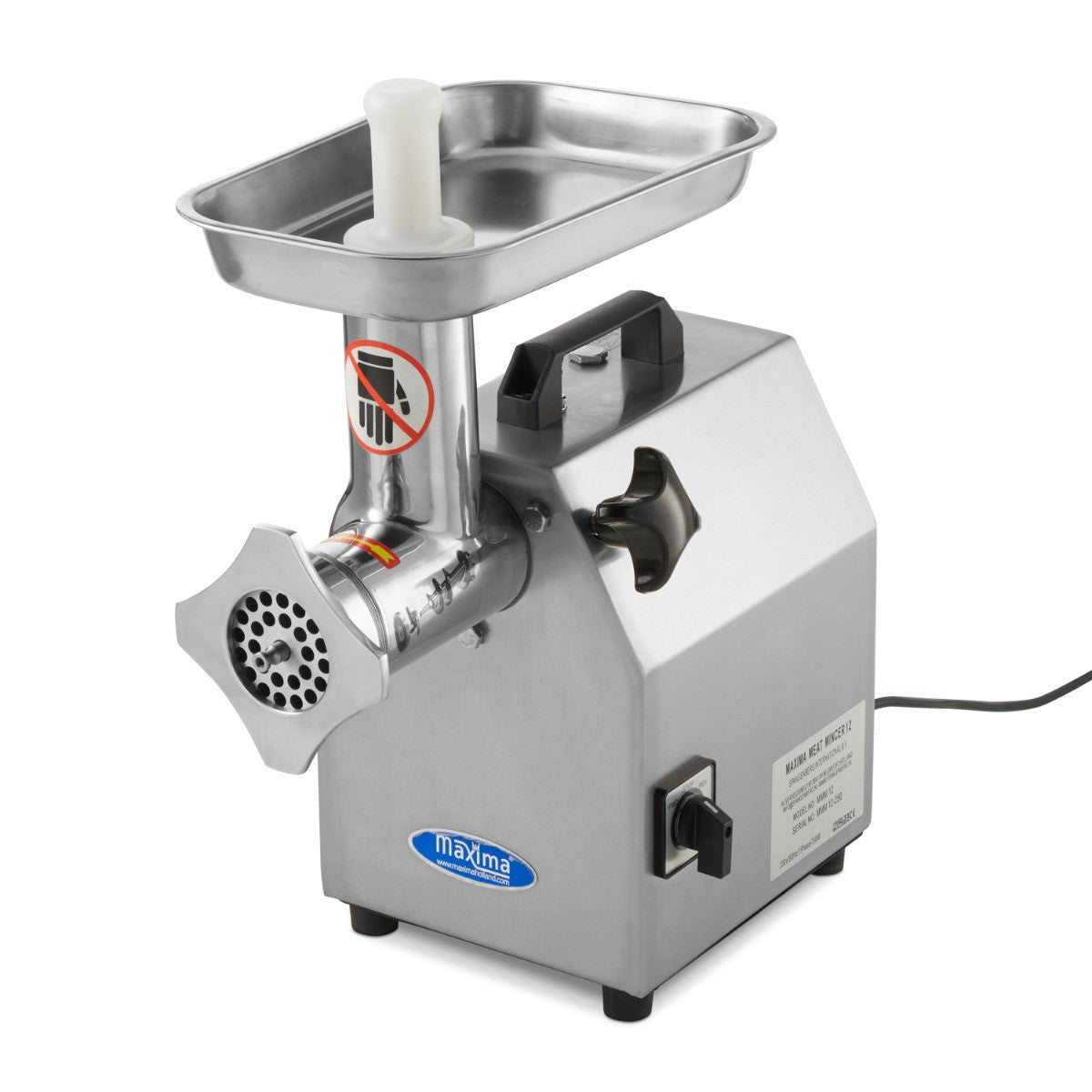 Hachoir à viande - 120 kg/h 120 L 750 W Maxima - vue 8 - Hachoir à viande pro CHR - Cuistéo