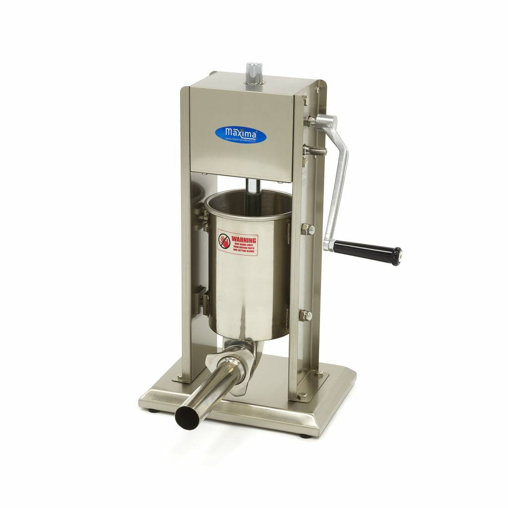 Machine à saucisse - 3 L - Verticale - incluant 4 tubes de remplissage Maxima - Bourreuse à saucisses professionnel CHR - matériel cuisine pro - Cuistéo
