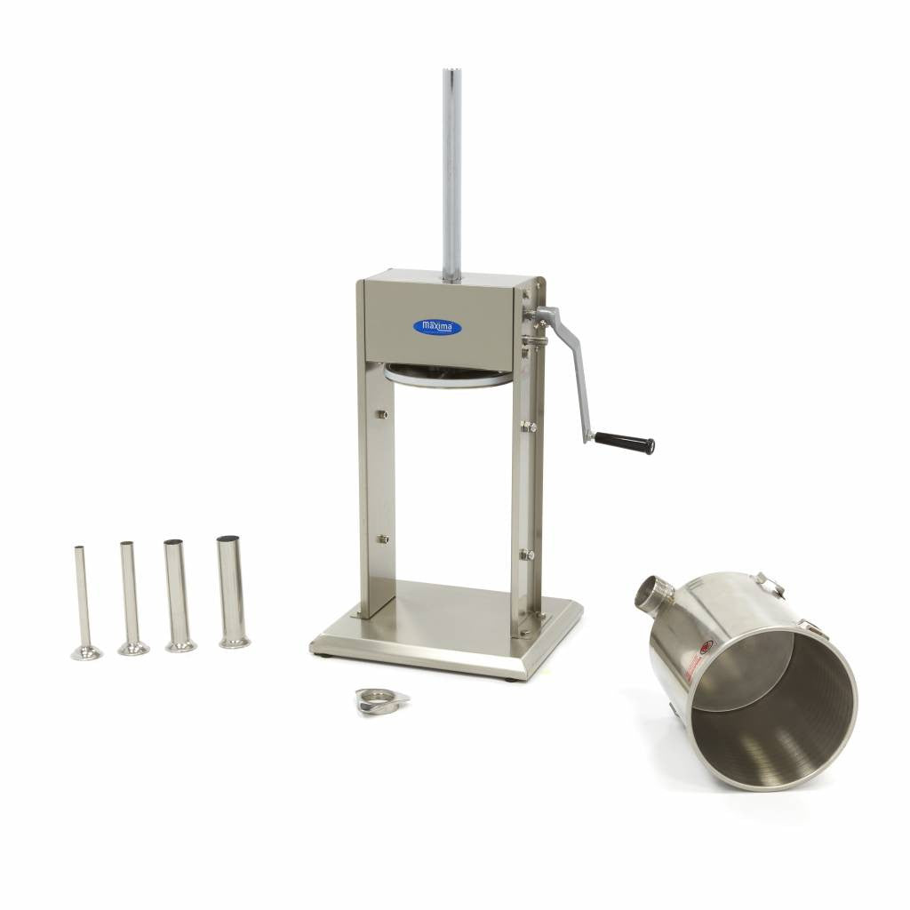 Machine à saucisse - 10L - Verticale - incluant 4 tubes de remplissage Maxima - vue 2 - Bourreuse à saucisses pro CHR - Cuistéo
