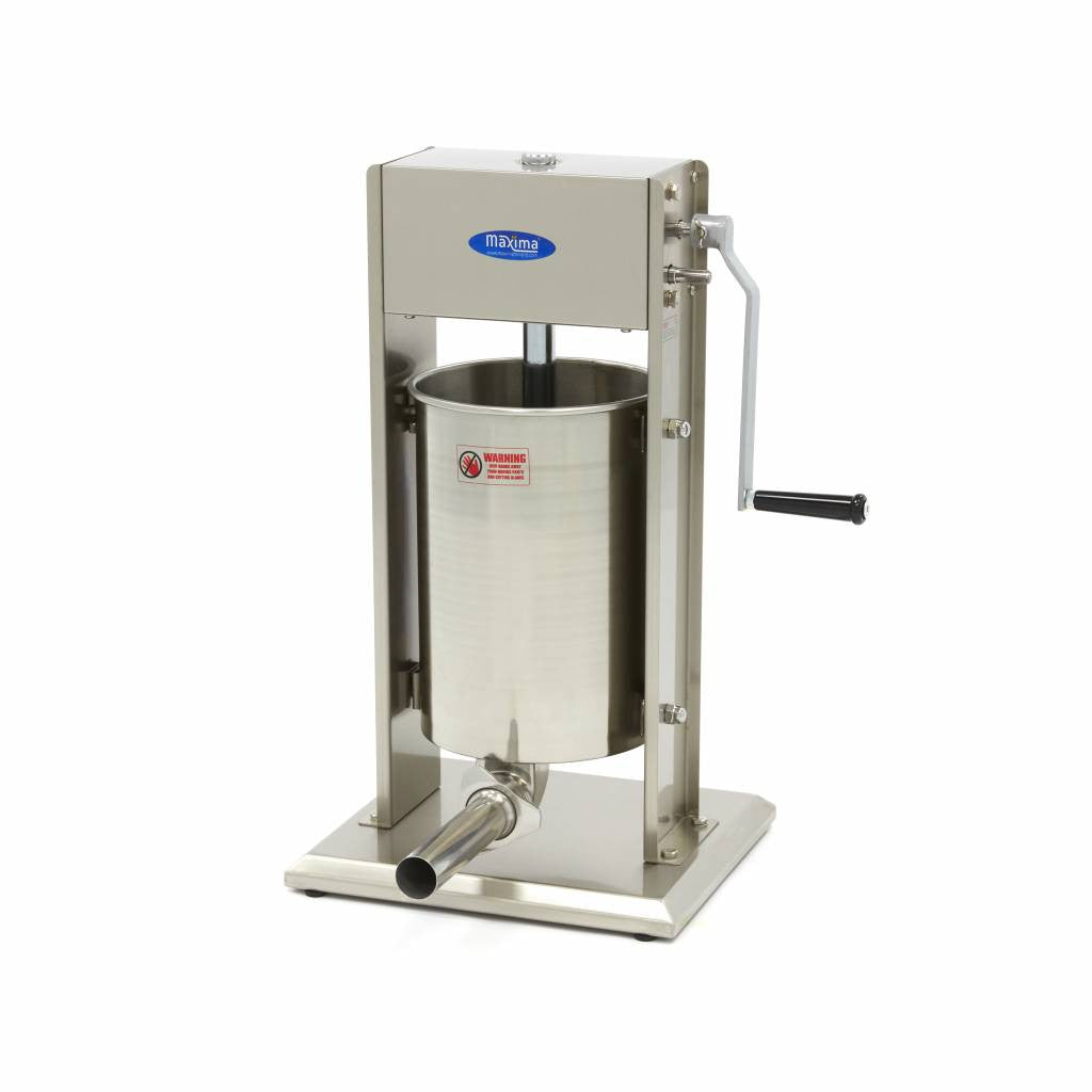 Machine à saucisse - 12L - Verticale - incluant 4 tubes de remplissage Maxima - Bourreuse à saucisses professionnel CHR - matériel cuisine pro - Cuistéo