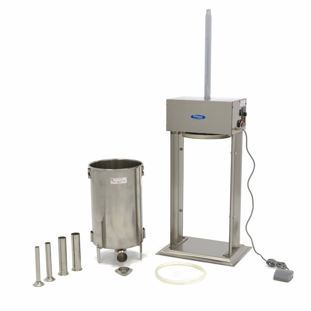 Poussoir à saucisse - 20L - Automatique - Verticale 120 W Maxima - vue 2 - Bourreuse à saucisses pro CHR - Cuistéo