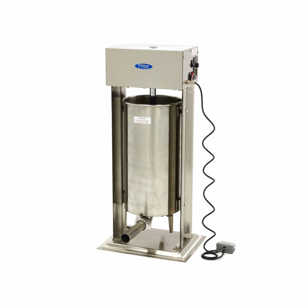 Poussoir à saucisse - 25L - Automatique - Verticale 120 W Maxima - Bourreuse à saucisses professionnel CHR - matériel cuisine pro - Cuistéo