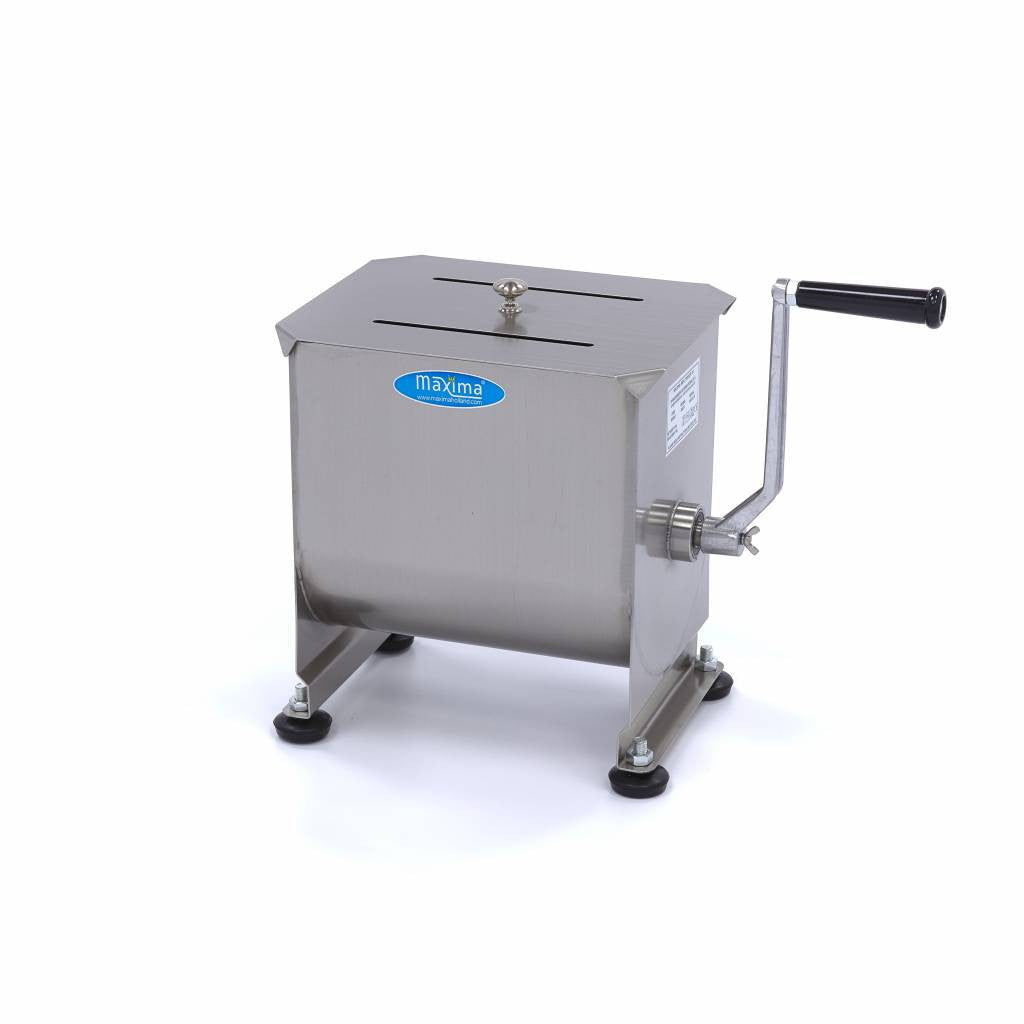 Mélangeur de viande - 10L - 7,5kg de viande - Simple essieu - Manuel Maxima - Matériel boucherie professionnel CHR - matériel cuisine pro - Cuistéo