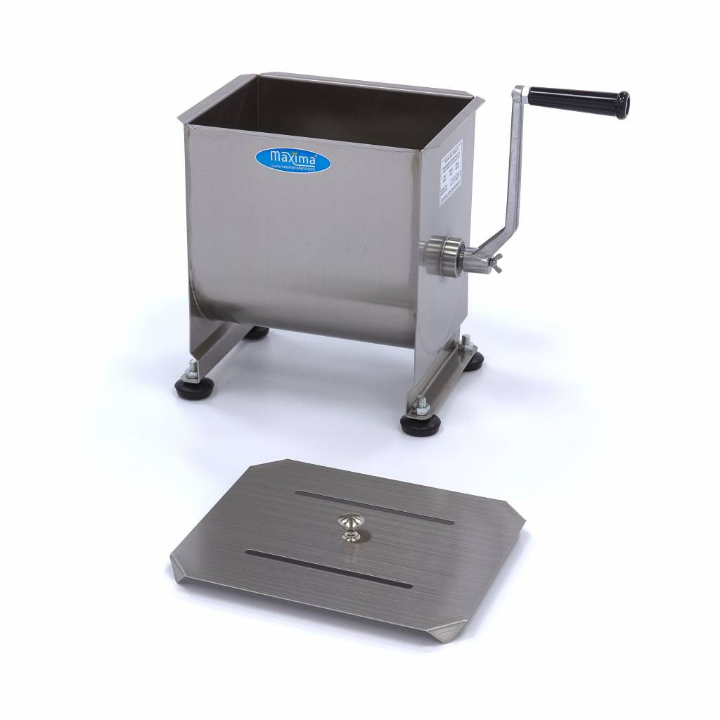 Mélangeur de viande - 10L - 7,5kg de viande - Simple essieu - Manuel Maxima - vue 2 - Matériel boucherie pro CHR - Cuistéo