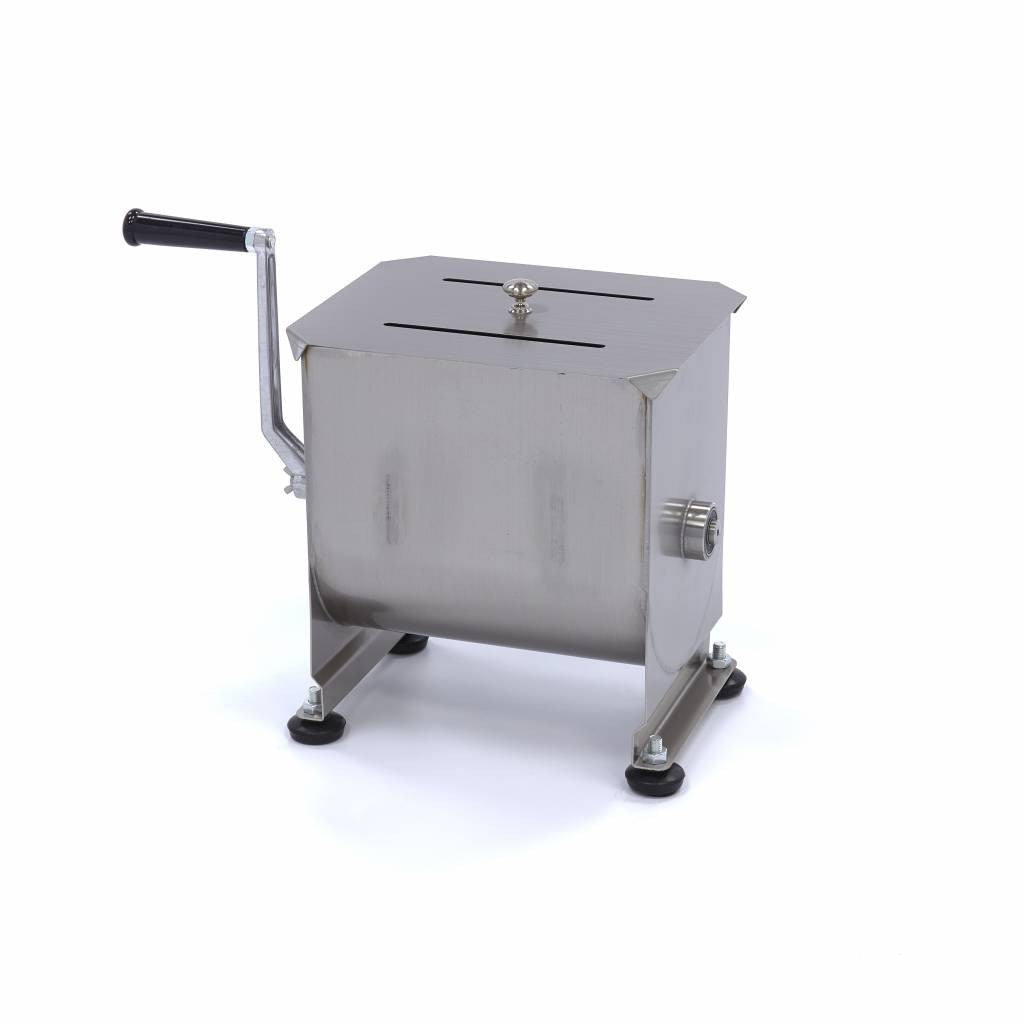 Mélangeur de viande - 10L - 7,5kg de viande - Simple essieu - Manuel Maxima - vue 4 - Matériel boucherie pro CHR - Cuistéo