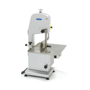 Scie à os - Longueur de la lame de 165cm - Électrique - avec poussoir de viande 750 W Maxima - Scie à os professionnel CHR - matériel cuisine pro - Cuistéo
