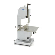 Scie à os - Longueur de scie de 204 cm - Électrique - incluant poussoir de viande 1100 W Maxima - Scie à os professionnel CHR - matériel cuisine pro - Cuistéo