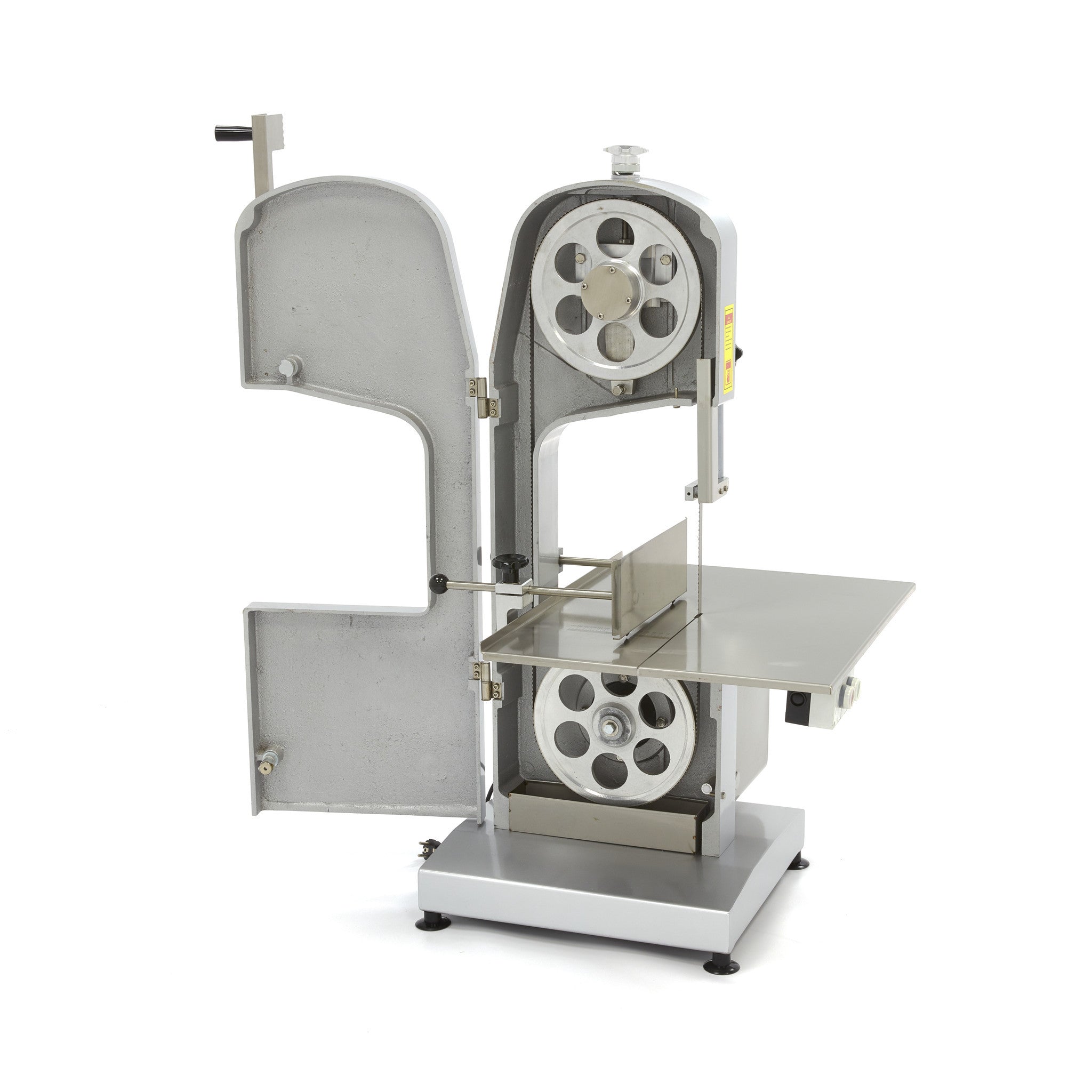 Scie à os - Longueur de scie de 204 cm - Électrique - incluant poussoir de viande 1100 W Maxima - vue 2 - Scie à os pro CHR - Cuistéo