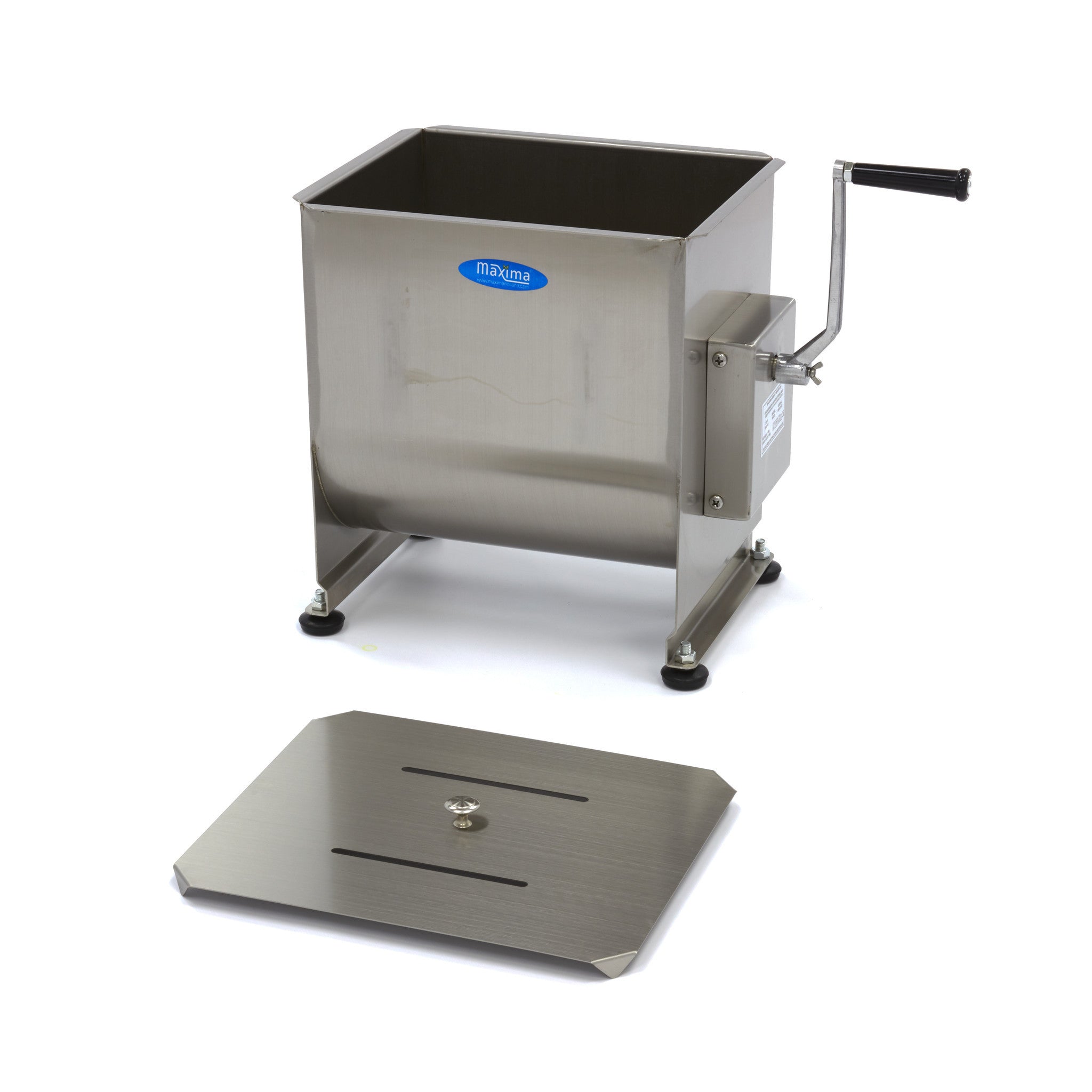 Mélangeur de viande - 30L - 25 kg de viande - Simple essieu - Manuel Maxima - vue 3 - Mélangeur à viande pro CHR - Cuistéo