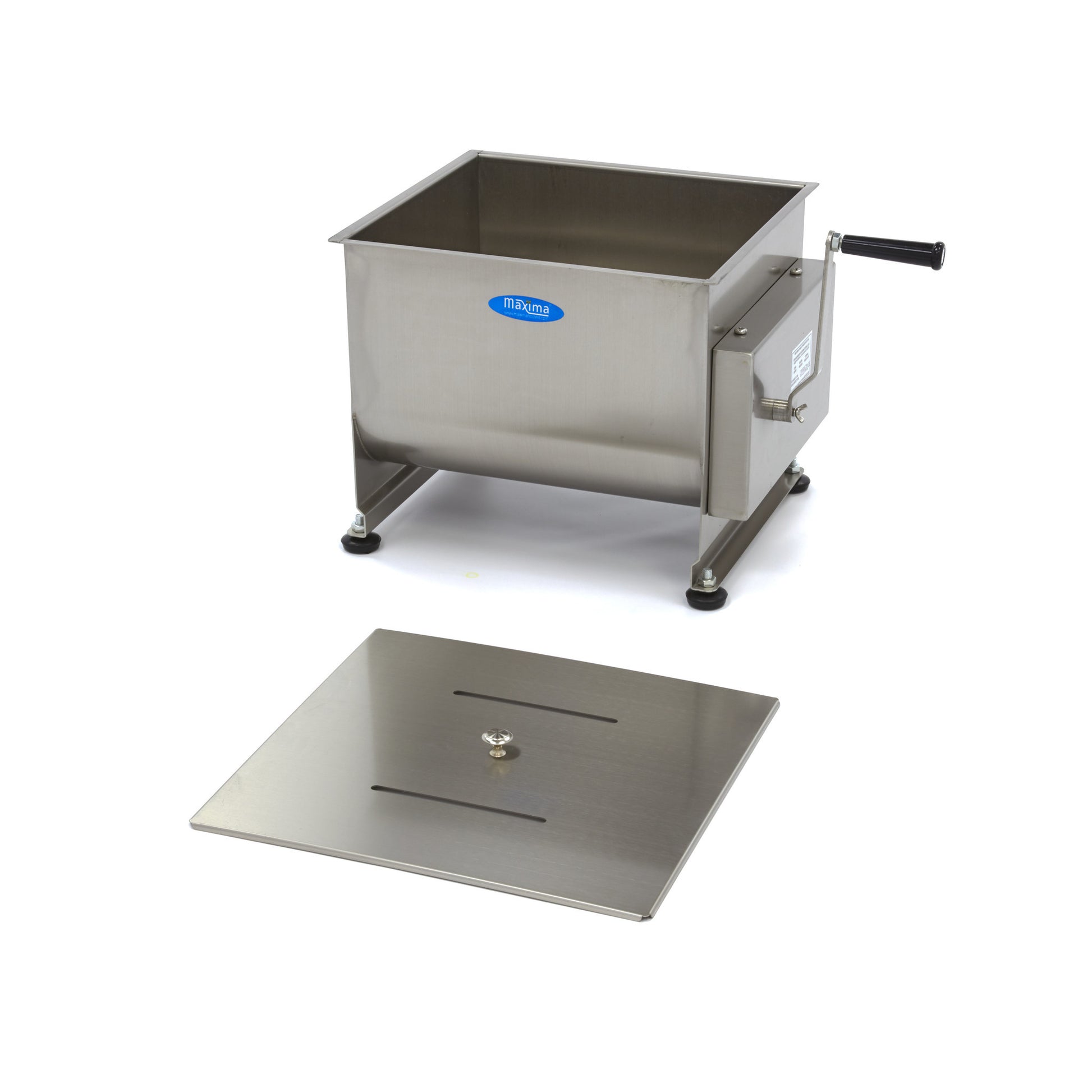 Mélangeur de viande - 30L - 25kg de viande - Double axe - Manuel Maxima - vue 3 - Mélangeur à viande pro CHR - Cuistéo