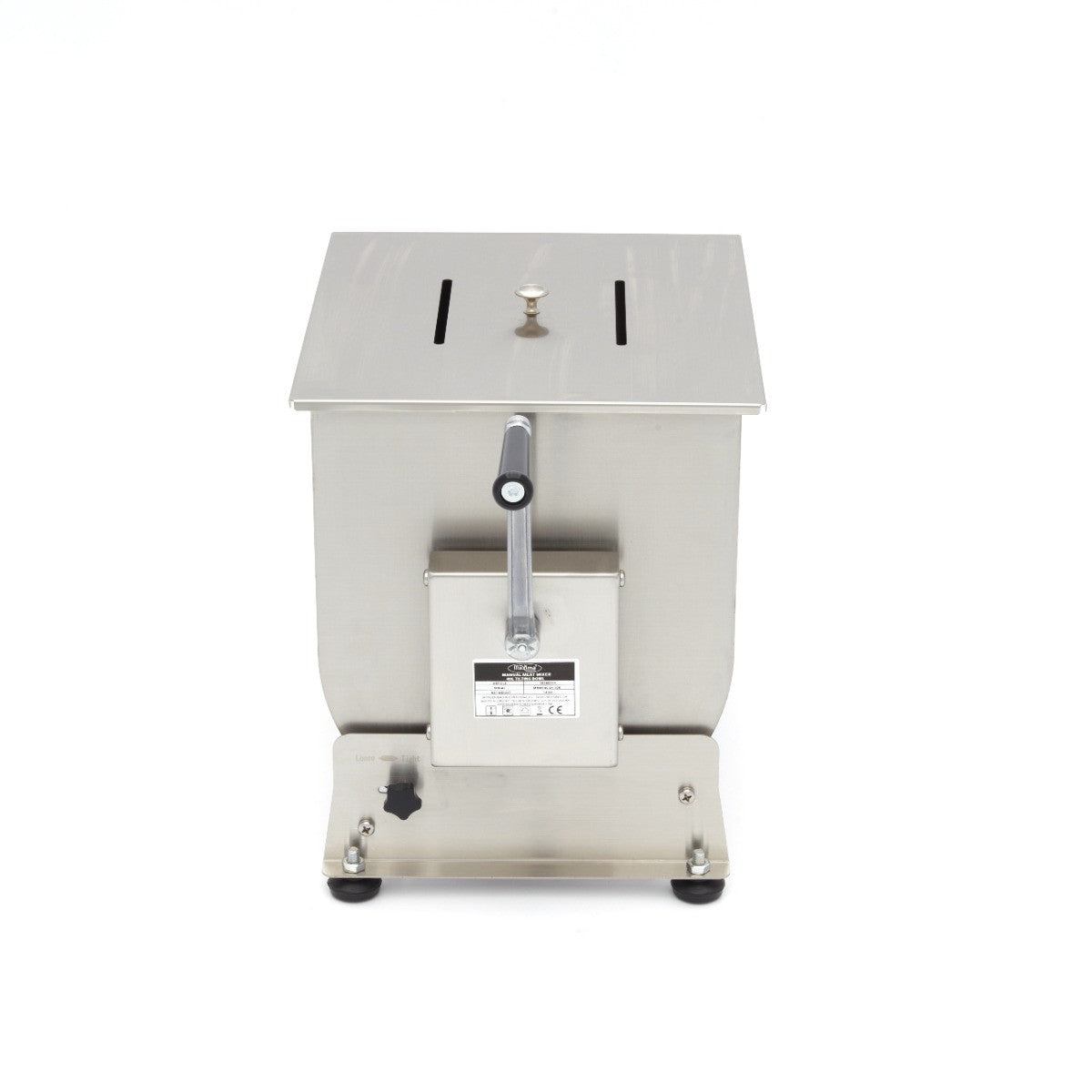Mélangeur de viande - 40L - 35kg de viande - Bol basculant - Manuel Maxima - vue 3 - Mélangeur à viande pro CHR - Cuistéo