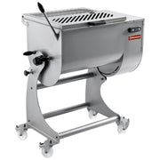 Mélangeur à viande inox 80 kg sur roues - Diamond