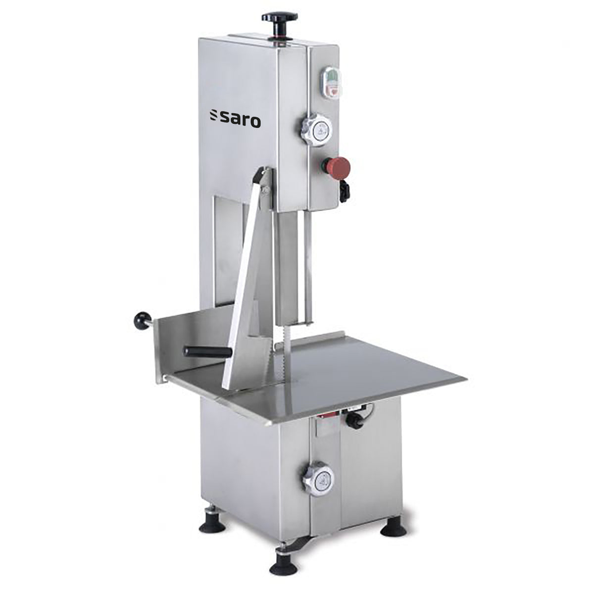 Scie à os - Inox - 16m/s - 0.75kW - Professionnelle L. 215 mm Saro - Scie à os professionnel CHR - matériel cuisine pro - Cuistéo
