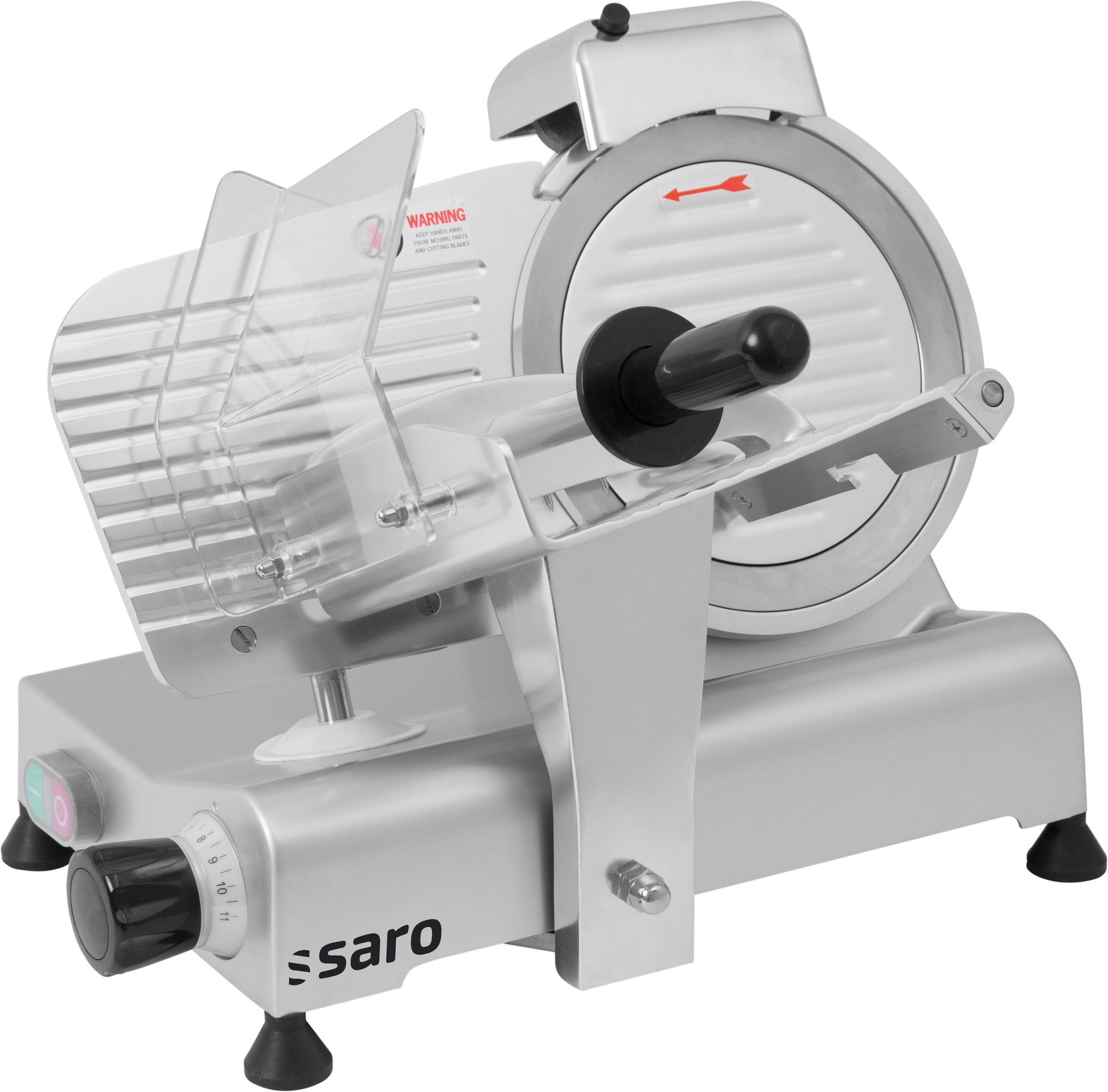 Trancheuse à jambon - 220 mm - 0,12 kW Saro - Trancheuse professionnel CHR - matériel cuisine pro - Cuistéo